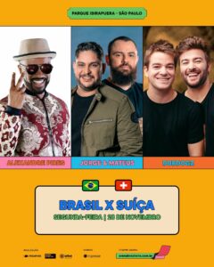 Arena Brasileira Recebe Alexandre Pires e Jorge e Mateus