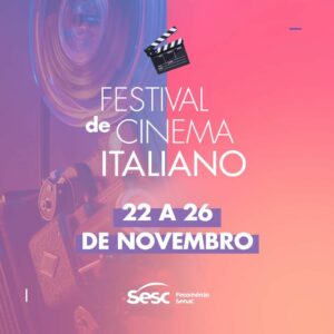 Sesc Anápolis recebe o Festival de Cinema Italiano. 🎥🎞