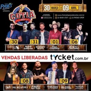 Pontos de Venda de Ingressos da Festa do Peão de Cotia São Anunciados: Confira!