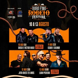 Ouro Fino Rodeio Festival: Confira as Atrações do Evento!