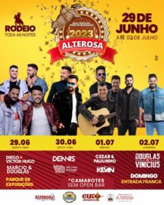 Diego e Victor Hugo São Atração Confirmada do Rodeio de Alterosa: Confira Programação Completa!