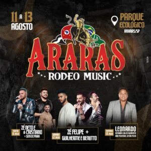 Araras Rodeo Music: Guilherme e Benuto São Atração Confirmada!