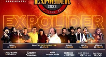 Expolider – Colíder – Mato Grosso – Confira Programação Completa e Ingressos