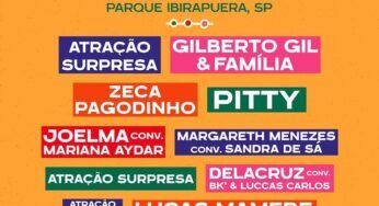 Zeca Pagodinho, Gilberto Gil e Pitty São Atrações do Festival Turá – Confira Programação!