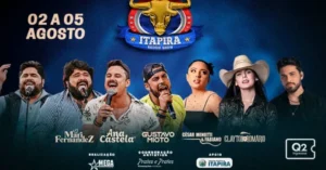 Confira a Line-up do Itapira Rodeio Show