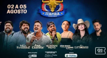 Confira a Line-up do Itapira Rodeio Show