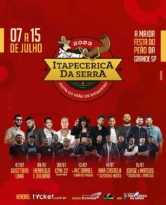 Festa do Peão de Itapecerica Começa Nesta Sexta-Feira: Confira Atrações