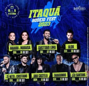 Atrações do Itaquá Rodeio Fest e Ingressos