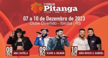 14° Expoibi: Confira Atrações da 1ª Feira da Pitanga em Ibiruba-RS