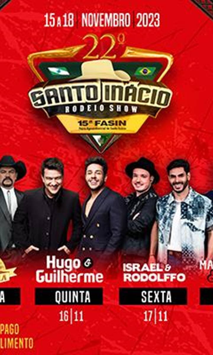 Show do Hugo e Guilherme no Santo Inácio Rodeio Show